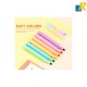 Deli 6 Pcs Highlighter 6 Colors Chisel Tip 1-4mm Item No.S605
