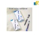 Deli 12pcs Max Gel Pens Blue Color Bullet Tip 0.5mm 1600m Visible Ink Item No.G16-BL