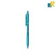 Deli Xtream Ballpoint Pen 0.7mm Blue Ink Transparent Barrel Item No.Q02330