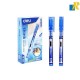 Deli Think 0.5mm Roller Pen Blue/Black 12 pcs Item No.Q300-BL / Q300-BK