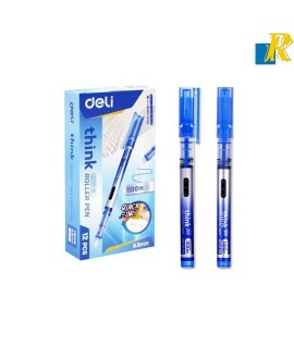 Deli Think 0.5mm Roller Pen Blue/Black 12 pcs Item No.Q300-BL / Q300-BK