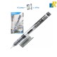 Deli Think 0.5mm Roller Pen Blue/Black 12 pcs Item No.Q300-BL / Q300-BK