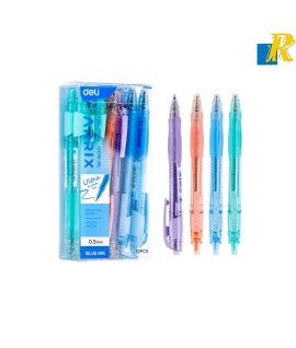 Deli Arrix Gel Pen 0.5mm,Blue Item No.G09-BL