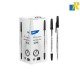 Deli P1-Classic Ball-Point Pen 0.7mm, Black / Blue Item No.Q6-BL/Q6-BK