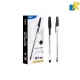 Deli Q1 Ball Point Pen 0.7mm 12pcs, Black / Blue Item No.Q1-BK / Q1-BL