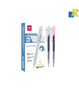 Deli Press Straight Liquid Gel Pen 0.5mm bullet black Item No.SF999-A