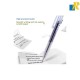 Deli Press Straight Liquid Gel Pen 0.5mm bullet black Item No.SF999-A
