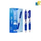 Deli Gel Pen 0.5mm Blue Bullet Tip Item No.Q10430