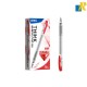Deli Ballpoint Pen 0.7mm Smooth and Fine,Red Item No.Q2-RD