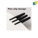 Deli Ball Point Pen 1.0mm Tip 12 Pcs Black / Blue Item No.Q3-BK / Q3-BL
