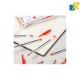 Deli Ball Point Pen 1.0mm Tip 12 Pcs Black / Blue Item No.Q3-BK / Q3-BL