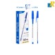 Deli Ball Point Pen 1.0mm Tip 12 Pcs Black / Blue Item No.Q3-BK / Q3-BL