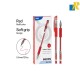 Deli Gel Pen 0.5MM  Black / Red Item No.6600S