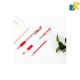 Deli Gel Pen 0.5MM  Black / Red Item No.6600S