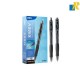 Deli ARRIx Ballpoint Pen 0.7mm Box of 12 , Black Item No.Q17-BK