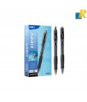 Deli ARRIX Ballpoint Pen 0.7mm Box of 12 , Black Item No.Q17-BK
