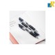 Deli ARRIx Ballpoint Pen 0.7mm Box of 12 , Black Item No.Q17-BK
