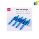 Deli ARRIX Ballpoint Pen 0.7mm Box of 12 , Blue Item No.Q17-BL