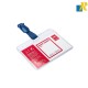 Deli Start Name Badge Card Holders with Clips 90x54mm 50 PCS/Box Item No.5752