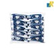 Deli Start Name Badge Card Holders with Clips 90x54mm 50 PCS/Box Item No.5752