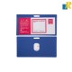 Deli Start Name Badge Card Holders with Clips 90x54mm 50 PCS/Box Item No.5742