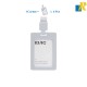 Deli Silicone ID/IC Holder Grey Item No.8317