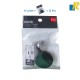 Deli Retractable Easy Buckle  ID Card Lanyard Rope Metal Clip Buckle Black Item No.8309