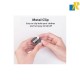 Deli Retractable Easy Buckle  ID Card Lanyard Rope Metal Clip Buckle Black Item No.8309