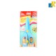 Deli Bumpees Plastic Scissors, Multicolor Item No.D60402