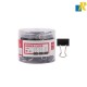 Deli Essential Binder Clip Black 15mm 60 Pcs Item No.8566A