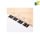 Deli Essential Binder Clip Black 15mm 60 Pcs Item No.8566A