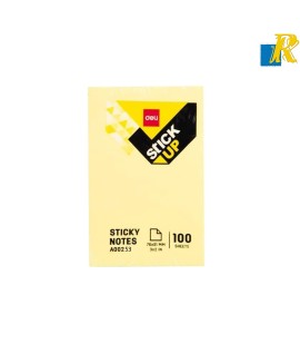 Deli Stick Up Sticky Notes 76x51mm Assorted Colour 100 Sheets Item No.A00253