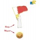 Bahrain Flag Metal Badge - Magnet