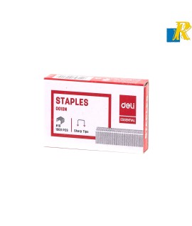 Deli Essential Staples No.10, Silver 1000 Pcs Item No.0010N