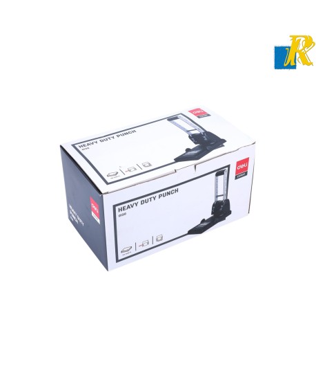 Deli 100 Pages Metal Heavy Duty 2-Hole Punch Machine With 10 Extra Punch Washer Item No.0130