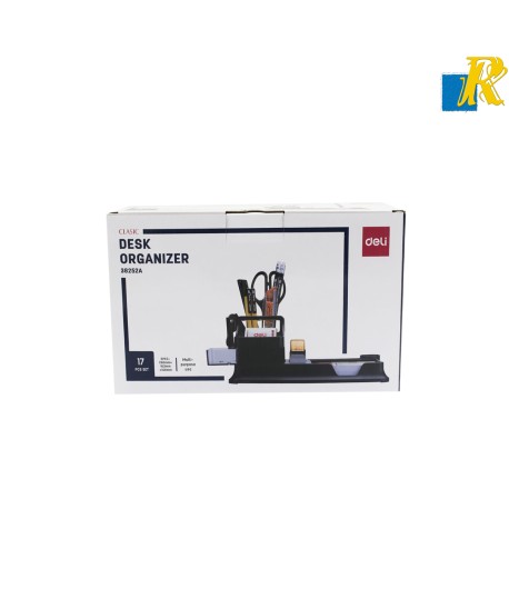 Deli Clasic Desk Organizer 17 Pcs Set 260x103x150mm Item No.38252A