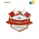 Bahrain Flag Metal Badge - Magnet